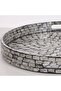 Pure Sedef 40 X4.5Cm. Black Pearlescent Mosaic Tray - 7