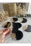 Epoxy Black Gold Foil Round Coaster Set of 4 - 3