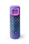 Kids Navy Blue Polka Dot Patterned Straw and Direct Drinking Steel Thermos 500 ml 31872 - 2