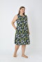 Women's Large Size Cotton Modal Fabric Short Dress 8093 - 5
