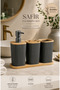 Safir Bamboo Set of 3 Anthracite