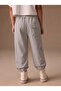 Girl's 3-Pocket Tencel Silky Fabric Pants Gray - 2