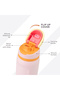 Sip Switch Stainless Steel Water Bottle - Pink Sorbet - 5
