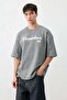 Oversize Printed T-Shirt Smoked - 6