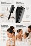 Professional Hair Bun Brush 2-Way Professional Styling Comb - Crepe, Tight Bun, and Baby Hair Smoothing Carbon Antistatic Hairdresser Type Brush 721415 - 6