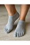Women's Toe Booties Short Socks Bamboo 3 Pairs 3 Colors 36-40 - 3