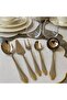 90 piece nova gold fork spoon knife set - 2