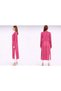 Long Thin Knitwear Cardigan Straight Cut Seasonal Loose Cardigan with Slit Detail - 3