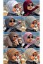 8 Snap Fasteners Hijab Cap