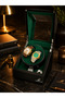Watch Winder Brooklands Collection 2 Slot Ultra Quiet Automatic Watch Winding Box (Piano Black & Alcantara British Green) - 3