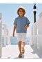 Basic 5 Pocket 6-9 Years Old Capri - Off-White - 3