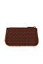 Scuba Coin Purse Brown Women's Wallet Zi̇p - 3