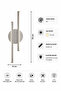 Aden Modern LED Duvar Apliği - 3