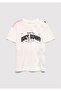 Bugs Bunny Printed Ecru T-Shirt Loose Fit / Comfortable Loose Cut 7610454-70057 - 3
