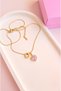 Letter C Necklace - C Letter Necklace - Steel Letter Necklace - Heart Letter Necklace - 5