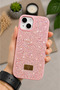 iPhone 13 - 14 and 15 Compatible Diamond Design Sparkling Shiny Diamond Silicone Case