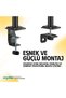 Ef A74L 17-32 Inch Monitor Holder and 12-17 Inch Laptop Stand - 8