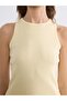 Crew Neck Women's Ribbed Tank Top (S6) - 3