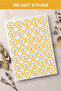 100Pcs Thank You Stickers Packaging Shipping Sticker Pyt0Kstk144 - 2