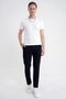 Comfort Fit Comfortable Fit Side Pocket Cotton Textured Navy Blue Trousers P 1219 - 2