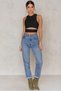 women's belly low-cut cycling collar sleeveless style crop blouse - 6
