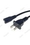 0.5m US NEMA 1-15P 2pin male plug to IEC 320 C7 AC Power Aapter Cord 50CM/150CM For Laptop Notebook - 2