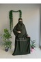 Tesettür Asel Suit Dress Souffle Veil 3-Piece