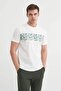 Crew Neck Slim Fit Cotton T-Shirt - 2