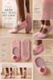 Women's asta yoga / pilates step socks pink - 4