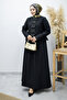 Gold Snap Fastener Skirt Set Tsd260156 Black - 6