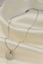 Steel Silver Color Zircon Stone Nail Model Women's Necklace - 2