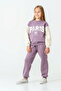 5-9 Years Paris Athletic Girl's Suit-Purple - 2
