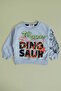 Dinosaur Printed Boy's Sweatshirt Set - 2