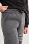 3 Thread Letter Printed Girls' Jogger Sweatpants - 6