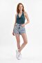 Women's Pearl Stone High Waist Denim Shorts - 3