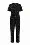 Women's Heart Printed Pajama Set - 6