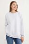 3 Thread Basic Oversize Sweatshirt