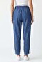 Loose Cut Elastic Waist Casual Women's Pants - 4