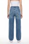 Women's High Waist Wide-Leg Denim Jean Pants - 4