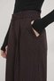 Armalife 0431 Pi̇le Detail High Waist Striped Women's Pants - 4