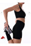 Women's High Waist Corduroy Biker Basic Sport Shorts - 2