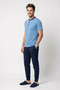 Özkan 1000-6-7-8 Men's 100% Cotton Single Jersey Front Placket Short Sleeve Pocket Pajama Set - 3