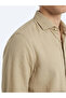 Limon Küfü Düz Regular Fit Long Woven Casual Cotton Blend Shirt - 4