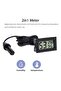 black Mini LCD Digital Thermometer Hygrometer High Precision Household Humidity Gauge Incubator Aqua - 3