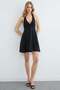 Halter Neck Buckle Covered Dress - 3