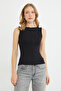 Double Zipper Slim Fit Blouse - 6