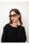 Unisex Oval Sunglasses Patterned Frame Brown Gradient Glass Uv Protected Lisbon C6 - 3