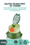 800ml New Collection Neck Strap Thick Silicone Straw Handle Lockable Lid Cute Animal Polycarbonate Children's School Water Bottle with Sticker Gift - 3