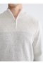 Sparkling Choices by Shining Store Men's Long Sleeve Sweater with Roba Collar for Men - 4