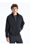 Xside Active Anthracite Stand Collar Long Sleeve Men's Zipper Sweatshirt